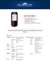 Nokia Asha 203 Dark Red GSM Cell Phone Price, Specification, Review