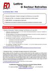 Lettre Secteur Retraites n°40