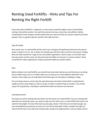 Renting Used Forklifts - Hints and Tips For Renting the Right Forklift