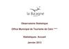 Bulletin statistique - Accueil - Janvier 2013 - OMT Calvi