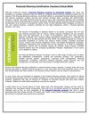 Financial Planning Certification Teaches Critical Skills