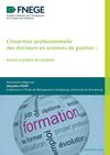 L’insertion professionnelle des docteurs en sciences de gestion : entre mythes et réalités