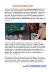 How do Ecigs work