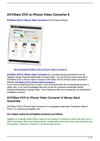 AVCWare DVD to iPhone Video Converter 6