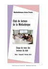 Club de lecture du 2 février 2013