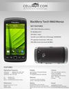 BlackBerry Torch 9860 / Monza Black (Unlocked Quadband) GSM Cell Phone