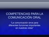 Competencias del comunicador