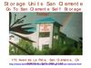 Storage Units San Clemente