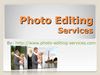 Photo editing services at affordable rates