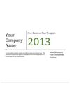 Free Business Plan Template - Executive Summary
