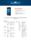 Unlocked Sony Ericsson XPERIA X8 Black GSM Cell Phone Specification, Review