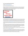 How to Create a Blog to Make Money Online 2013