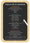 Menus cantine - Semaines 11 à 16
