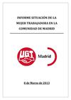 INFORME UGT-MADRID MUJER Y EMPLEO 2013