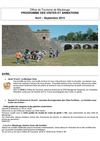 Office de Tourisme - Visites et animations - Avril > Septembre 2013