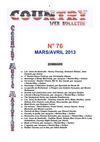 Country Web Bulletin mars/avril 2013