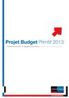 Projet Budget Primitif Agglomération 2013
