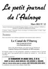 LE PETIT JOURNAL DE L' AULNOYE MARS 2013 N°13