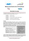 Présentation du Réseau des Maisons des savoirs de la Francophonie (MDS) - Organisation internationale de la...