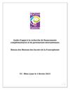 Guide du partenariat et de la recherche de financements internationaux