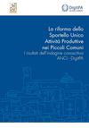 La riforma dello Sportello Unico: Attività produttive nei piccoli Comuni