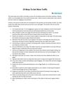 19 Ways To Get More Traffic
