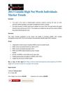 2013 Canada High Net Worth Trends