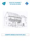 Compte-rendu d'activités 2011 - Office de Tourisme de Salins-les-Bains (Jura)