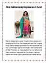 Nice fashion designing courses in Surat