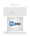 Finding an IT job in the UK