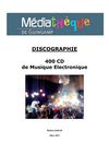 Discographie 376 CD de Musique Electronique