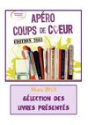 Livres présentés pendant l'apéro coups de coeur de mars