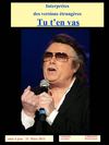 Interprètes Tu t'en vas VE