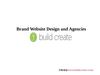 Brand website design and agencies