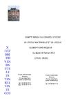 Conseil d'école du 19 février 2013