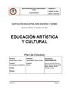plan de area de artistica