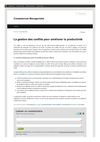 La gestion des conflits pour améliorer la productivité 