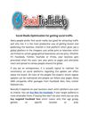 Social Media Optimization for getting social traffic