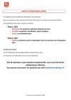 Aide et assistance CAPEC