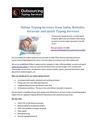 Online Typing Services from India, Reliable, Accurate and Quick Typing Services