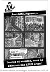 Flyers contre l'austérité, JC lycée Paul-Duez