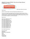 2009-2010 Yamaha XVS950 V-Star Service Repair Manual DOWNLOAD