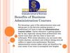 Benefits of Business Administration Courses 