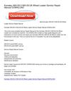 Komatsu WA120-3 WA120-3A Wheel Loader Service Repair Manual DOWNLOAD