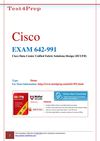 642-991 Exam Free PDF Demo