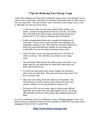 7 Tips for Reducing Your Energy Usage