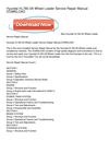 Hyundai HL780-3A Wheel Loader Service Repair Manual DOWNLOAD