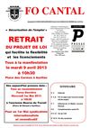 FO Cantal n°115 mars 2013