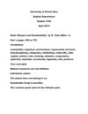 AAAApril English 3102 Sustainability Essay