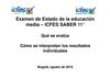 QUE EVALÚA EL ICFES